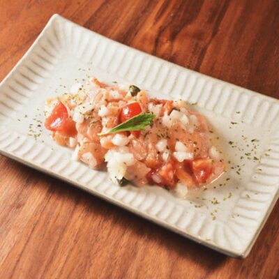 スモークサーモンのマリネs