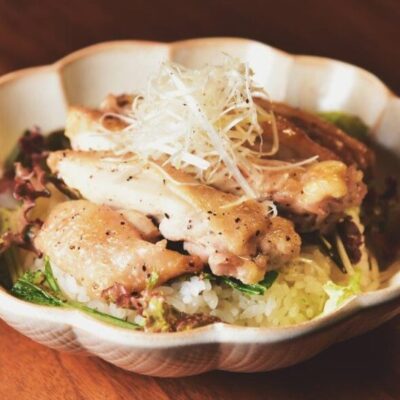 鶏もも塩だれ丼2